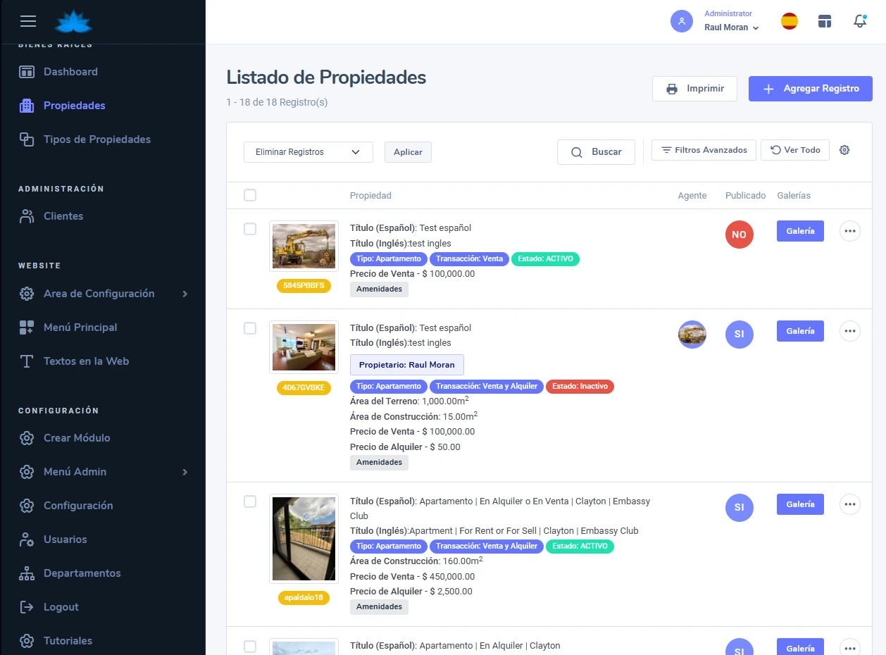 Gestión Centralizada y Escalable